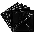 Fantasnight Tile Stickers 24Pcs 15x15cm Black Marble Self Adhesive Wall Tiles Sticky Back Plastic Vinyl Waterproof Peel and Stick on for Kitchen Bathroom Backsplash Splashback Home Decor