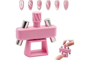 Glaspärla Nagelmagnet dekoration | Magnetiskt roterande spinner för manikyr gel 3D DIY nagelkonst design nybörjare