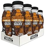 Grenade Carb Killa Fudge Brownie High Protein Shake Bottles, 8 x 330 ml