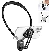 NEEWER Soporte magnético para el Cuello, Soporte de Pecho para trípode de Cuello Manos Libres Compatible con GoPro dji Insta3