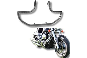 BIKEMASTERSUK MOTORCYCLE PARTS & ACCESSORIES BM UK | VL800 | Motorschutz aus Edelstahl Highway Sturzbügelschutz mit integrierten Fußrasten – Suzuki VL800 Volusia / C50 Boulevard | M800 Intruder / M50 | C800 Boulevard