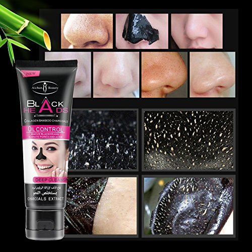 Mitesser Entferner Maske – Vena Beauty Mitesser Entfernungs-Maske, Akne Maske, Reinigungs-Maske, Gesichtsmaske schwarz - 6