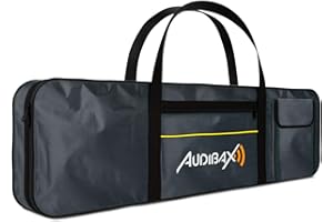 Audibax Onyx Bag 49 - Funda para Teclados y Pianos de 49 Teclas - Bolso con Dos Asas Fuertes y Cómodas - Mochila Acolchada para un Teclado o Piano Digital - Estuche Fabricado en Poliéster