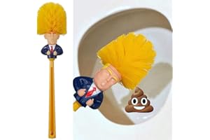 BSGP Trump Brosse pour cuvette de toilette, Donald Trump Brosse de toilette amusante pour salle de bain