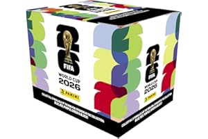 2026 Panini FIFA World Cup Sticker Collection Box – 50 Sticker Packs | Amazon Exclusive Orange Parallel | Official FIFA World Cup Trading Stickers | Collect, Trade & Complete Your Album