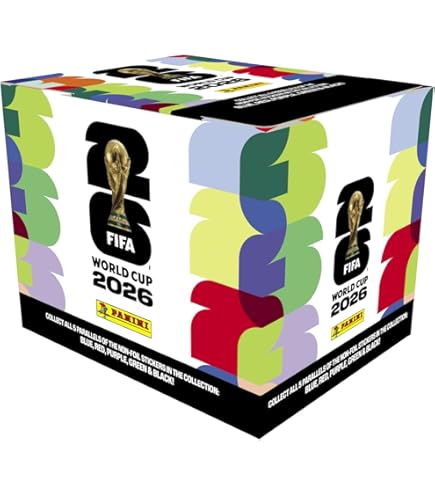 Panini FIFA Club World Cup 2025 – Boîte De 36 Pochettes De Stickers, Album Officiel Avec 580 Autocollants Dont 300 Spéciaux