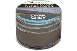 Smartseal Grout Magic – Dark Grey, 20ml – Professional Reviver & Colour Restorer – Long-Lasting Sealer Superior to Grout Pens & Paint – 15-Year Durability