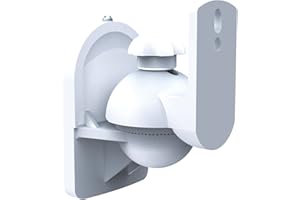 PureMounts-20 ° à 20 °, pivotant Sound Haut-parleur Support mural inclinable, universel : :-70 ° à 70 °, distance du mur : 64 mm, charge : max. 3,5 kg