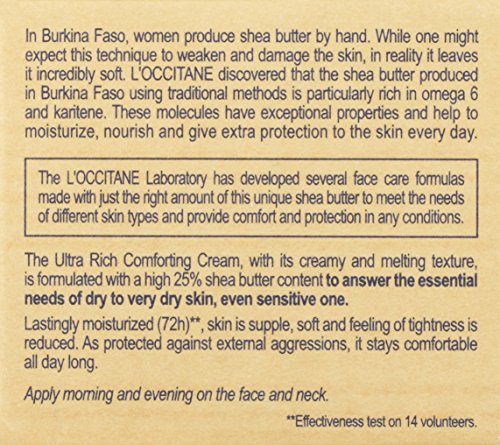 L’Occitane Shea Ultra Rich Comforting Face Cream unisex, Gesichtscreme, 1er Pack (1 x 50 ml) - 6