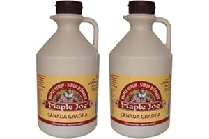 Maple Joe lot de 2 bouteilles Sirop d'érable du Canada de 1 litre