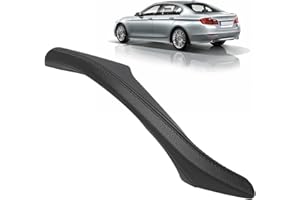 Attisfiera Leder-Seitentürgriff Vorne Türgriffabdeckung für 5er F10 F11 F18 51417225852 Rechts Auto Innen Beifahrertür Leder Zuggriff Schwarz