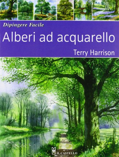 Alberi ad acquarello. Dipingere facile