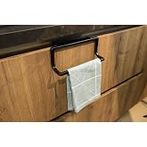 TOWEL HANGER Dolap Kapağına asılabilen havluluk, havlu askısı Siyah