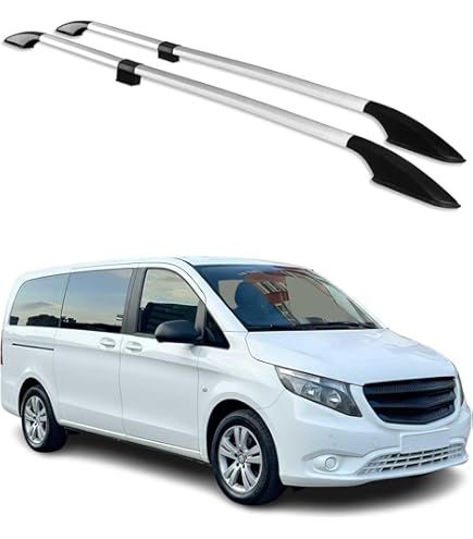 CHROMEMASTER | Les Barres De Toit Compatible Avec VW Touareg 2002-2010; Rails De Toit Conçus Pour Le Montage De Barres De Toit, De Coffres De Toit, De Porte-vélos | Aluminium Durable