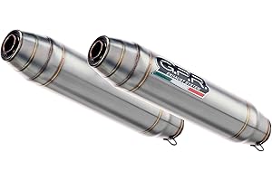 GPR ITALIA GPR y.72.De Doppelendrohr zugelassen mit Verbindungsstück für Yamaha YZF 1000 R1 2004/06, Deeptone Edelstahl