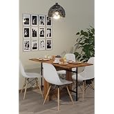 DF01101 Flamingo Pratik Katlanır Beyaz Masa Portatif Yemek ve Mutfak Masası (Barok)
