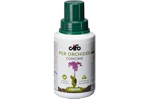 CIFO - Concime Orchidee Liquido, Fertilizzante Orchidee con Azoto, Fosforo e Potassio Adatto a Tutte le Stagioni - Favorisce lo Sviluppo delle Radici e un'Abbondante Fioritura, Made in Italy, 200 ml