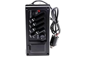 RITOEASYSPORTS Przystawka do gitary akustycznej 4-pasmowy przedwzmacniacz Korektor EQ Piezoelektryczny przetwornik do gitary akustycznej