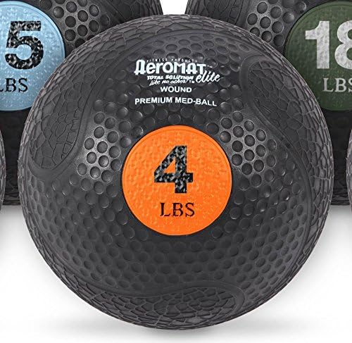 AeromatMedicine Ball Set: Weighted Medicine Balls for Exercise 2-30lbs - Weight Ball, Med Ball for Workouts, Weighted Balls for Exercise, Extremely Durable