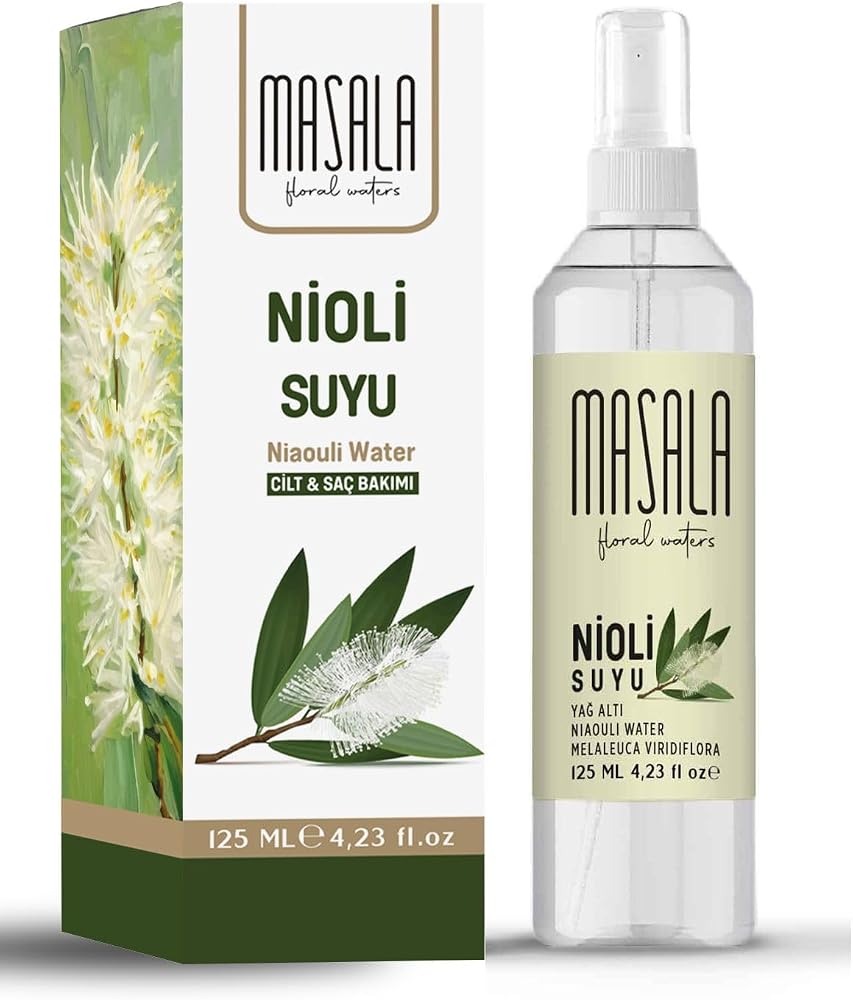 Masala Saf Nioli Suyu 125 ml%100 Doğal Yağlı Hidrosol - Tonik Niaouli Water Hydrosol Tonic