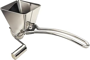 LOUIS TELLIER LA BONNE GRAINE - Molinillo para Hierbas Finas y Perehil - Acero Inoxidable - Ambidiestro - Marca Francesa - 21 cm x 10 cm x 8 cm