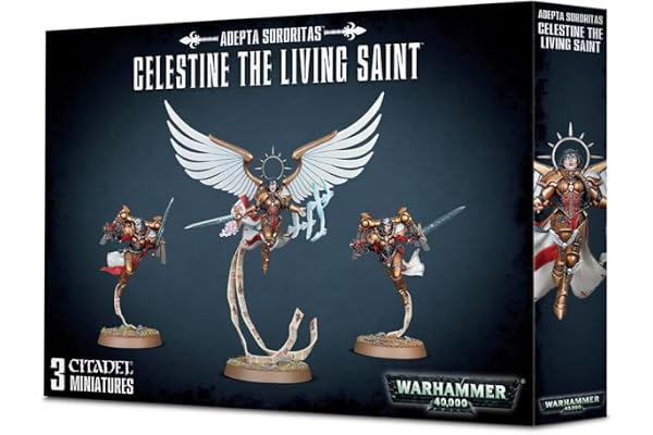 Games Workshop - Warhammer 40,000 - Adepta Sororitas - Celestine The Living Saint, Doré