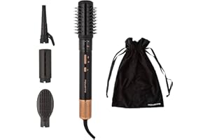 Rowenta Air Shape, Moldeador de cabello, 4 cabezales distintos, Motor digital de alta velocidad, Hasta 150 km/h, Resultados duraderos, UB9820
