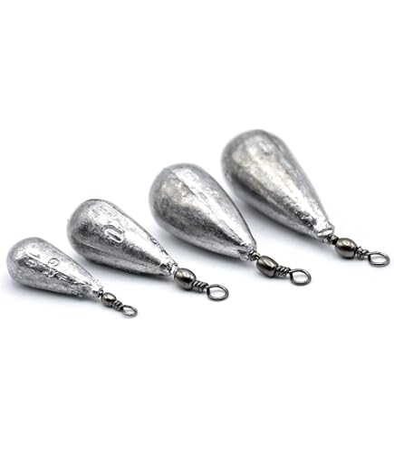 Piombi Gialli Plastificati Per Pesca Surfcasting E Bolentino, Con Anello - Diverse Grammature