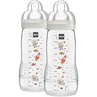 MAM Biberon Anti-Colica Easy Start 2 Pezzi 320ml - Flusso Rapido 4+ Mesi - Foto 2