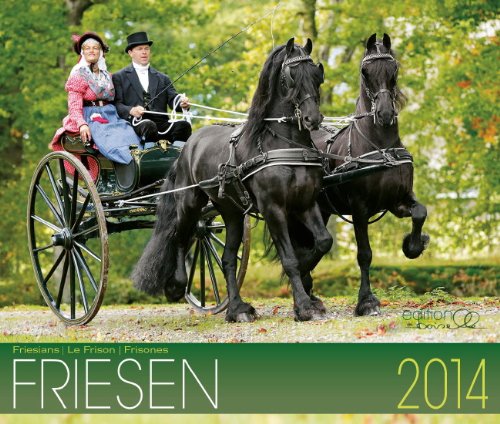 Friesen Pferde 2014 Kalender - 46x39 cm