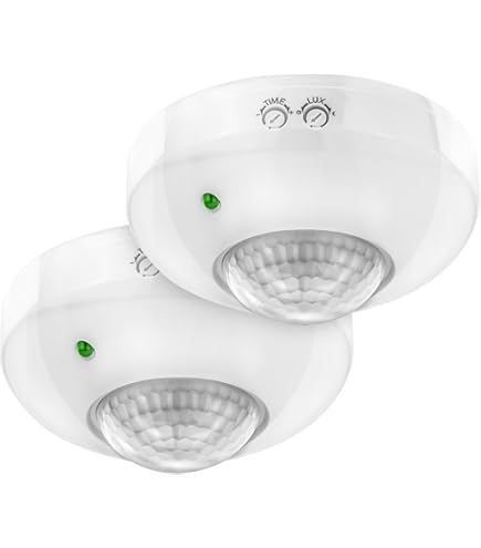 2 Poli Occupazione/Vacanza Sensore Movimento Parete 120V 277vac 275341723112 - Foto 5