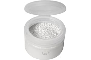 ‎GRIMAS GRIMAS Fixing Powder, 60g, transparenter, wasserabweisender Fixierpuder für Camouflage, Cremeschminke, Theaterschminke, Lippenstift und mehr, unparfümiert, vegan, hautschonend