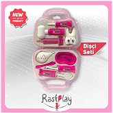 Rastplay 9 Par&ccedil;a Diş Hekimi Oyun Seti Taşıma &Ccedil;antalı Eğitici Doktor Oyuncağı Pembe 3 Yaş &Uuml;zeri