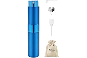 LAC FOR YOU 8ml Parfümzerstäuber Nachfüllbar Leer, Parfüm Zerstäuber Für Unterwegs, Parfüm Abfüller Reise Zubehör (Blau)