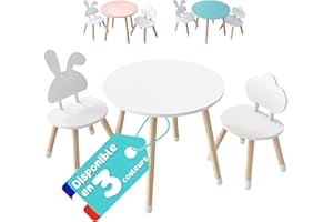 KYWAI® Table Enfant avec Chaise Enfant de qualité et épaisse - Table et chaise enfant - Bureau Enfant Garcon - Table Chaise Enfant - Ensembles de Tables et Chaises Pour Enfants - Meuble Chambre Enfant