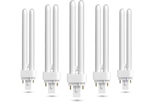 BrightArk 2 Pines 26W G24d-3 Bombillas PLC Tubo 2U para Cocina, Luz Natural 4000K, No Regulable, 5 Pack