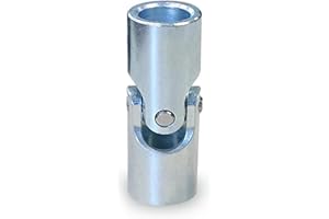 EMPYR Joint de Cardan Geiger - Genouillère d'Entrainement - Acier - Longueur 60 mm x Diamètre 15 mm - pour Volet Roulant Manuel à Manivelle - Rotule d'Articulation pour Store et Volet Roulant