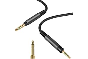 Linkidea 2.5mm to 3.5mm Replacement Aux Cable for Sennheiser HD 620S/599/598SR/579/569/560S/ 559/558/550/505/400 PRO Headphones