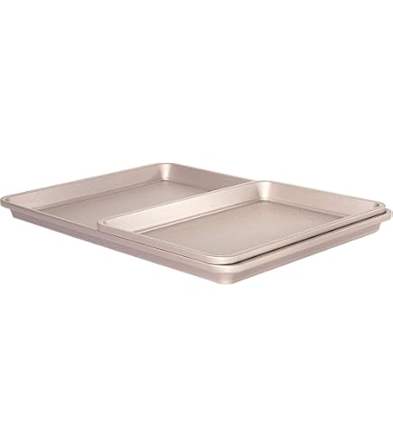 Teglia Professionale LloydPans Quarter Sheet | Alluminio Anodizzato 33x22.8x2.7 Cm | Antiaderente Dura-Kote, Resistente Al Calore Fino A 370°C | Made In USA