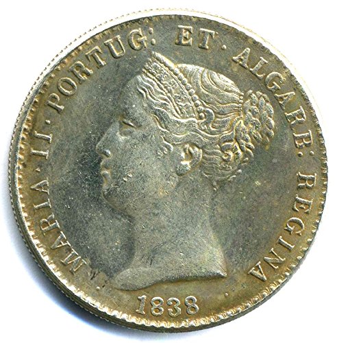 Preisvergleich Produktbild Münze Portugal 1838 - 1000 Reis - Maria II - Replica