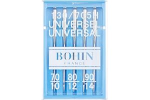 Bohin Lot de 10 aiguilles en titane