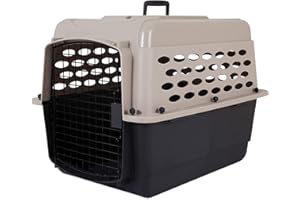 Petmate Vari Kennel Taupe / negro, 28 pulgadas