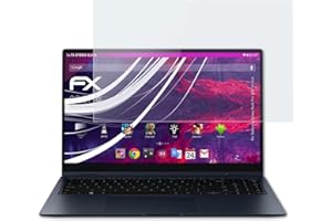 atFoliX Lámina Protectora de plástico Cristal compatible con Samsung Galaxy Book Pro 360 15 inch Película Vidrio, 9H Hybrid-Glass FX Protector Pantalla Vidrio templado de plástico