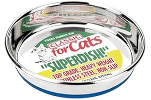 Classic Pet Products Classic Steel Superdish for Cats, Large, 500 ml