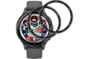 IQShield Verre Trempé pour Garmin Venu 3s, Haut Définition Protection écran, Vitre Protection de Anti Rayures, 3D Couverture Complète, Sensible au Toucher, Sans Bulles- 2 Pièces