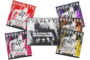 ‎EVERLYTE EVERLYTE - Elektrolyte Pulver Probier-Set mit 10 Proben/Ohne Zucker / 2x alle 5 Geschmäcker/Elektrolyte Sport Getränk/Vegan, Isotonisch & 100% Natürlich