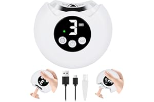 DREPINT Elektrischer Nagelknipser, 3 in 1 Elektrischer Nagelschneider mit 3 Geschwindigkeitsstufen, Elektrischer Nageltrimmer mit Nagellampe, automatisch schneidend für Baby Kinder Erwachsene Senioren