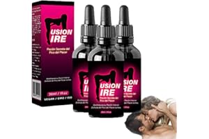 EXQST FusionFire Pleasure Peak Secret Potion, Spanish Fly Drops for Women Enhance Sexual Arousal, DesireFusion Passion Elixir, Secret Happy Drops, Enhancing Sensitivity & Pleasure (3PCS)