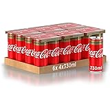 Coca-Cola Senza Caffeina – 24 Lattine da 330 ml, Tutto il Gusto di Coca-Cola Senza Caffeina, Lattina 100% riciclabile, Bevand