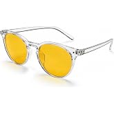 UVtech SLEEP-2R 100% Blue Light Filter and Green Light Filter, Red, Orange and Yellow Glasses PC Blue Light Filter Glasses fo